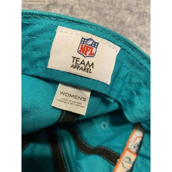 MIAMI DOLPHINS ADJUSTABLE WOMENS HAT - PERFECT CONDITION - Picture 7 of 8